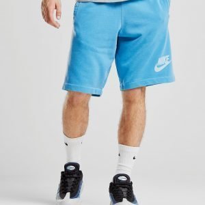 Nike Wash French Terry Shortsit Sininen