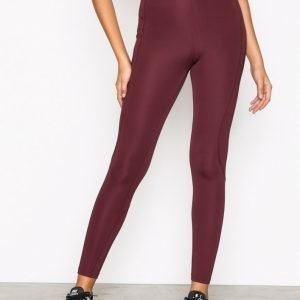 Nly Sport High Waist Basic Tights Treenitrikoot Burgundy