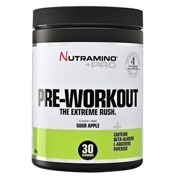 Nutramino +Pro Pre-Workout Powder Kirpeä Omena 315g