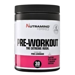Nutramino +Pro Pre-Workout Powder Pink Limonaadi 315g