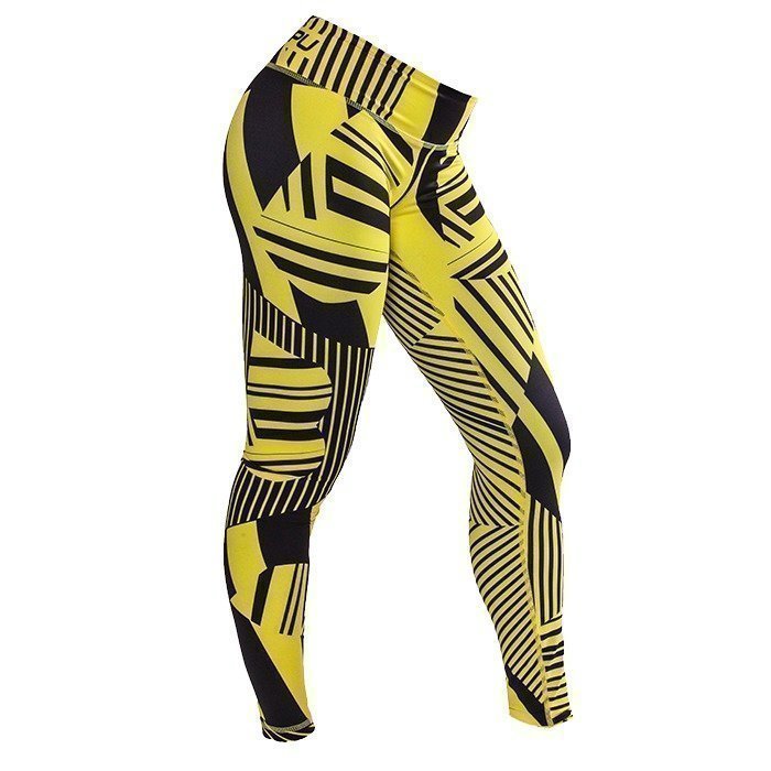 OMPU Fitted Abstract yellow/black XS