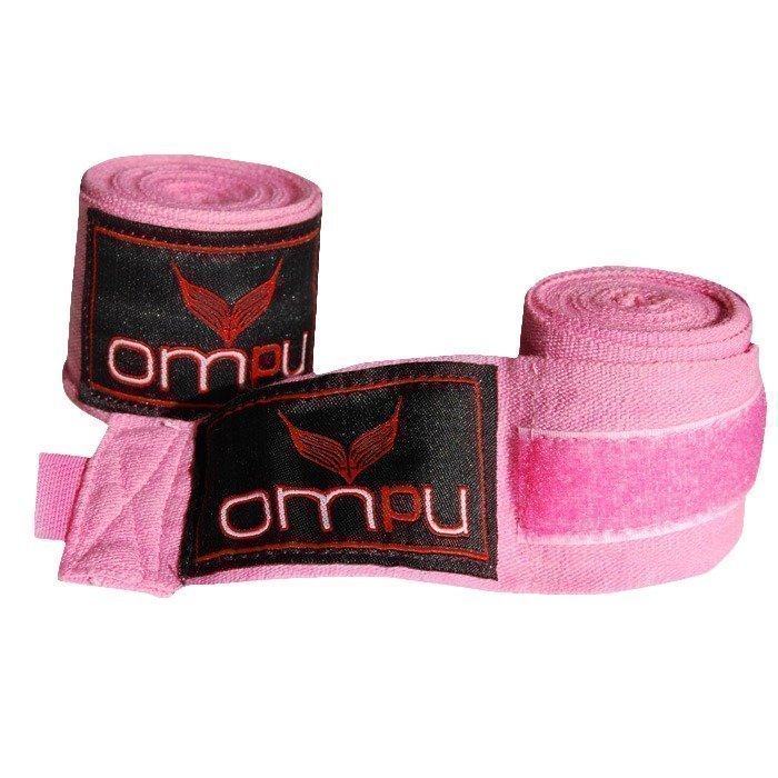 OMPU Handwraps stretch/lycra 4m vaaleanpunainen