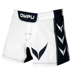 OMPU MMA Shorts Attitude white/black
