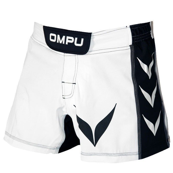 OMPU MMA Shorts Attitude white/black X-large