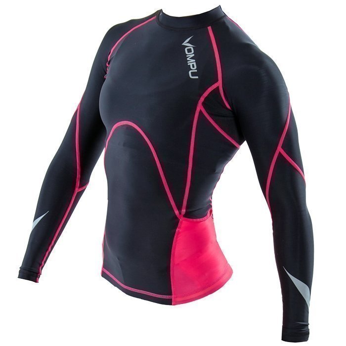 OMPU Women's OMPU Multisport Compression Top black/pin