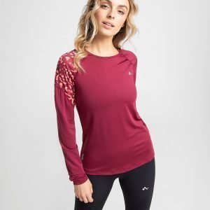 Only Play Leopard Long Sleeve T-Shirt Punainen