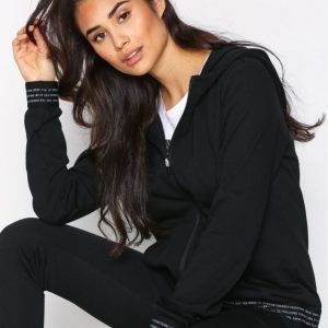 Only Play Onpvonda Hood Zip Sweat Prs Treenipusero Musta