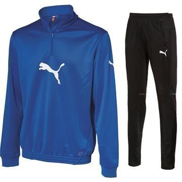 PUMA Foundation Big Cat 1/2 Zip Kit Sininen/Musta Lapset