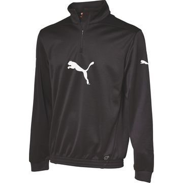 PUMA Harjoituspaita Foundation Big Cat 1/2 Zip Musta Lapset