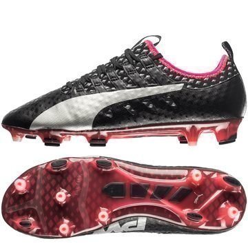 PUMA evoPOWER Vigor 1 FG Musta/Hopea/Punainen