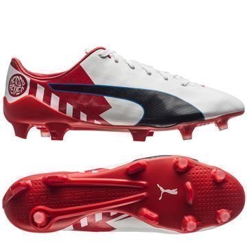 PUMA evoSPEED 17 SL-S FG Derby Fever Griezmann Punainen/Valkoinen LIMITED EDITION