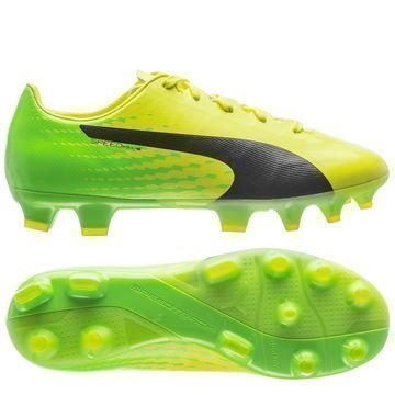 PUMA evoSPEED 17 SL-S FG Keltainen/Musta/Vihreä Lapset