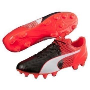 PUMA evoSPEED 3.5 Nahka FG Musta/Valkoinen/Punainen