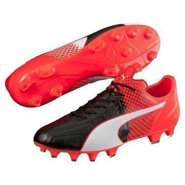 PUMA evoSPEED 3.5 Nahka FG Musta/Valkoinen/Punainen