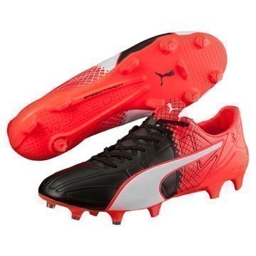 PUMA evoSPEED SL II Nahka FG Musta/Valkoinen/Punainen