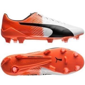 PUMA evoSPEED SL-S II FG Valkoinen/Musta/Oranssi