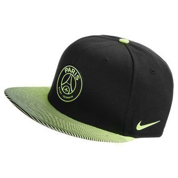 Paris Saint Germain Seasonal True Snapback Musta/Neon