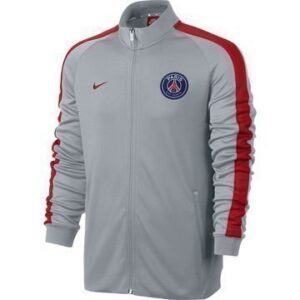 Paris Saint Germain Verryttelytakki Authentic N98 Harmaa/Punainen