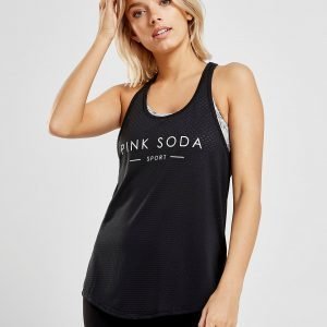 Pink Soda Sport 2 In 1 Palm Tank Musta