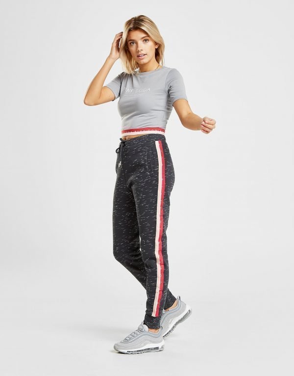 Pink Soda Sport Spacedye Tape Joggers Harmaa