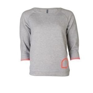 Poisto! Blueberry Ladies Collage Sweater Light Grey