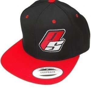 Pro Supps Flat Bill Snapback Black/Red