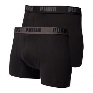 Puma 2 Pack Boxers Musta