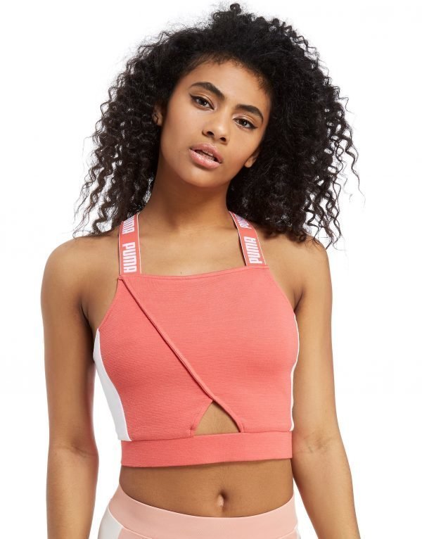 Puma Archive Crop Toppi Coral / White