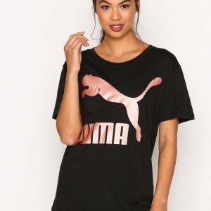 Puma Archive Logo Tee Lyhythihainen Treenipaita Musta