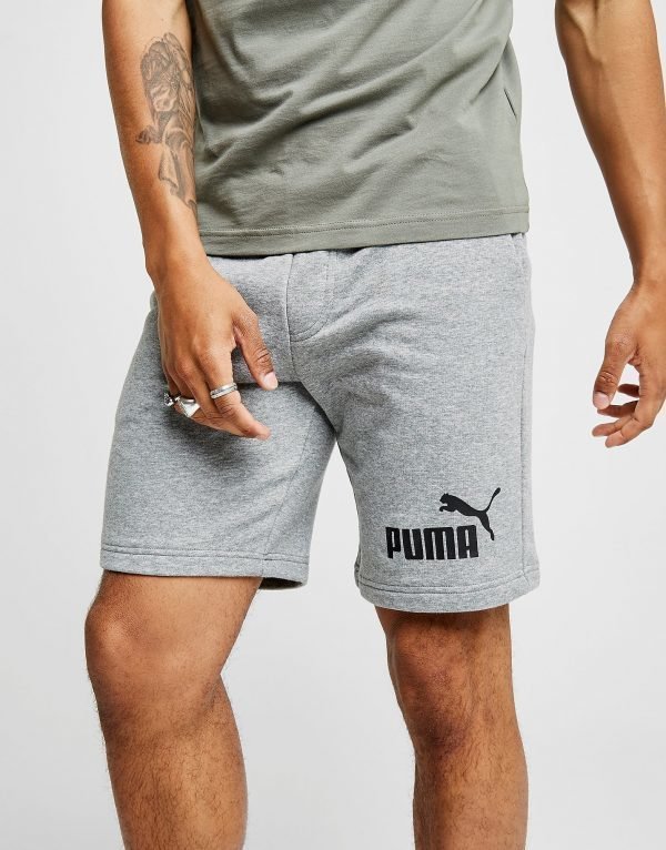 Puma Core Fleece Shorts Harmaa