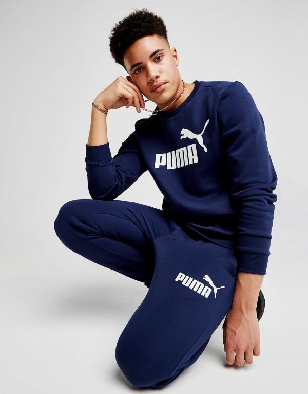 Puma Core Logo Crew Paita Laivastonsininen