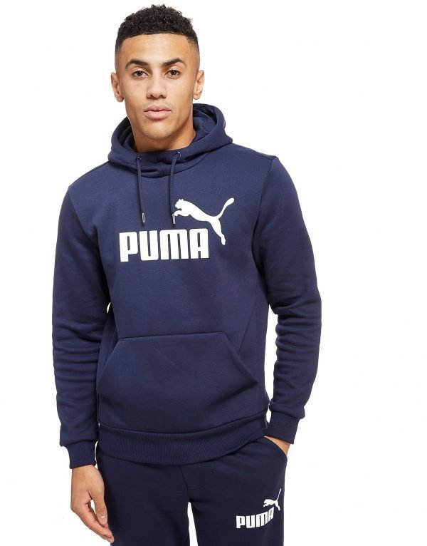 Puma Core Logo Overhead Hoodie Laivastonsininen