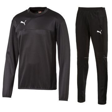 Puma Esquadra Sweat Peliasu Musta Lapset