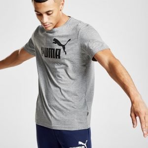 Puma Essential Logo T-Paita Harmaa