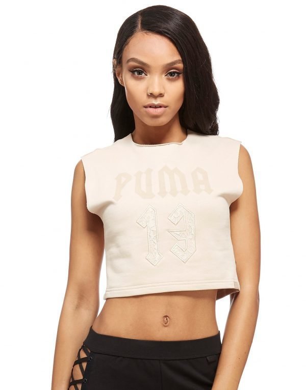 Puma Fenty Sleeveless Crop Top Nude