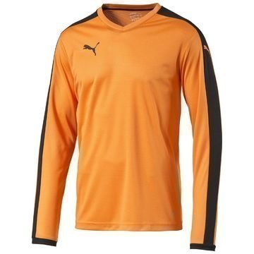 Puma Pelipaita Pitch L/S Oranssi/Musta Lapset