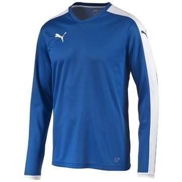 Puma Pelipaita Pitch L/S Sininen/Valkoinen Lapset