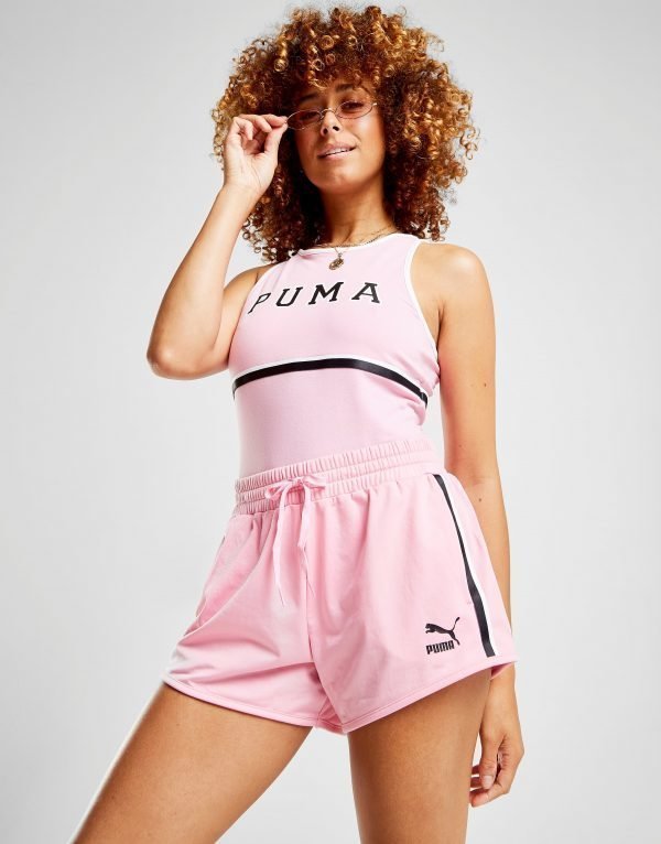 Puma Stripe Shortsit Vaaleanpunainen