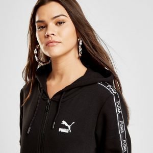 Puma Tape Full Zip Hoodie Musta