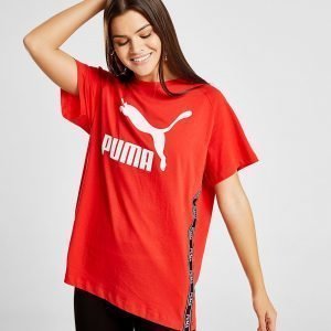 Puma Tape Short Sleeve T-Shirt Punainen