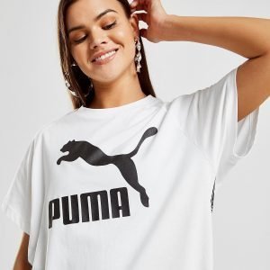 Puma Tape Short Sleeve T-Shirt Valkoinen