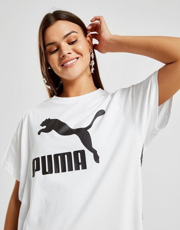 Puma Tape Short Sleeve T-Shirt Valkoinen