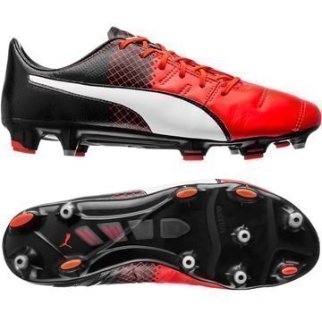 Puma evoPOWER 1.3 Leather FG Punainen/Valkoinen/Musta