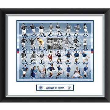 Rangers Legends Of Ibrox Double Mounted Kuva