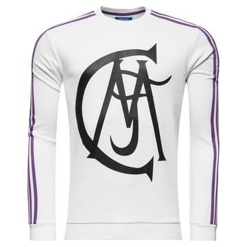 Real Madrid Crewneck Paita Originals Valkoinen/Violetti