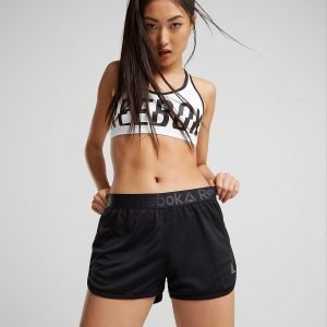 Reebok Mesh Logo Shorts Musta