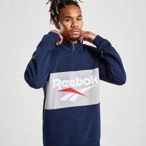 Reebok Vector 1/2 Zip Fleece Paita Laivastonsininen