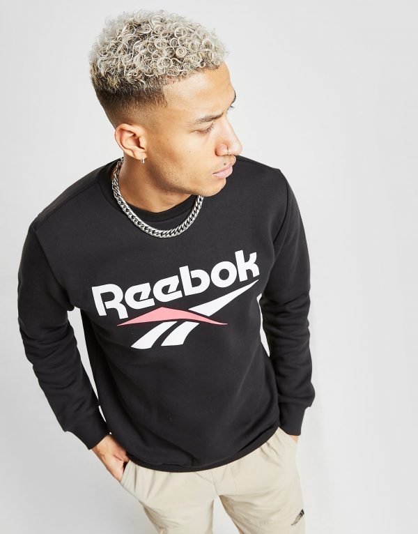 Reebok Vector Crew Paita Musta