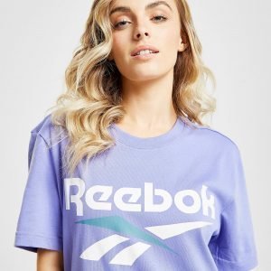 Reebok Vector Logo T-Shirt Violetti