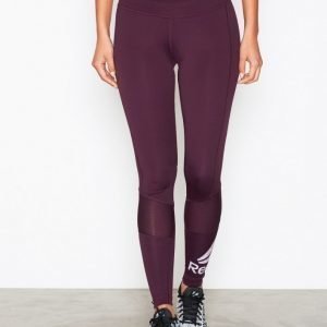 Reebok Wor Big Logo Tights Treenitrikoot Purple